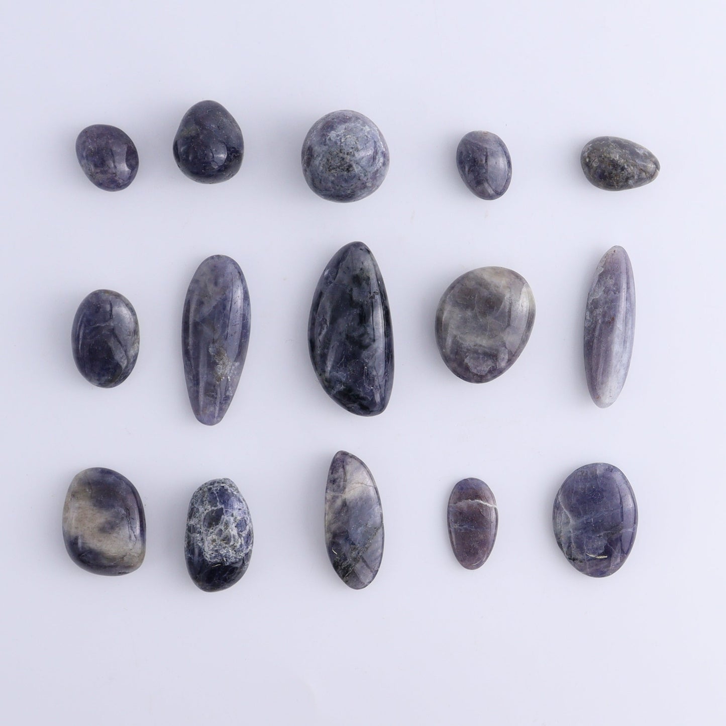 Iolite Tumbles 1 kg Set - Expert Wholesale and Supplier of Wholesale Crystals & Bulk Gemstones, ["iolite","Tumbles"]