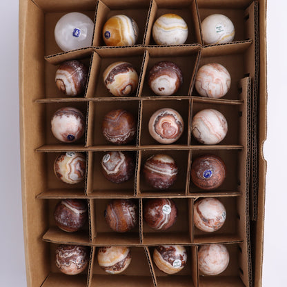 Onyx Spheres Set of 24 - Expert Wholesale and Supplier of Wholesale Crystals & Bulk Gemstones, ["Mexico","onyx","Spheres"]