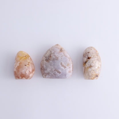 Flower Agate Freeforms Set of 6 - Expert Wholesale and Supplier of Wholesale Crystals & Bulk Gemstones, ["close_50","Flower Agate","Freeforms","Madagascar"]