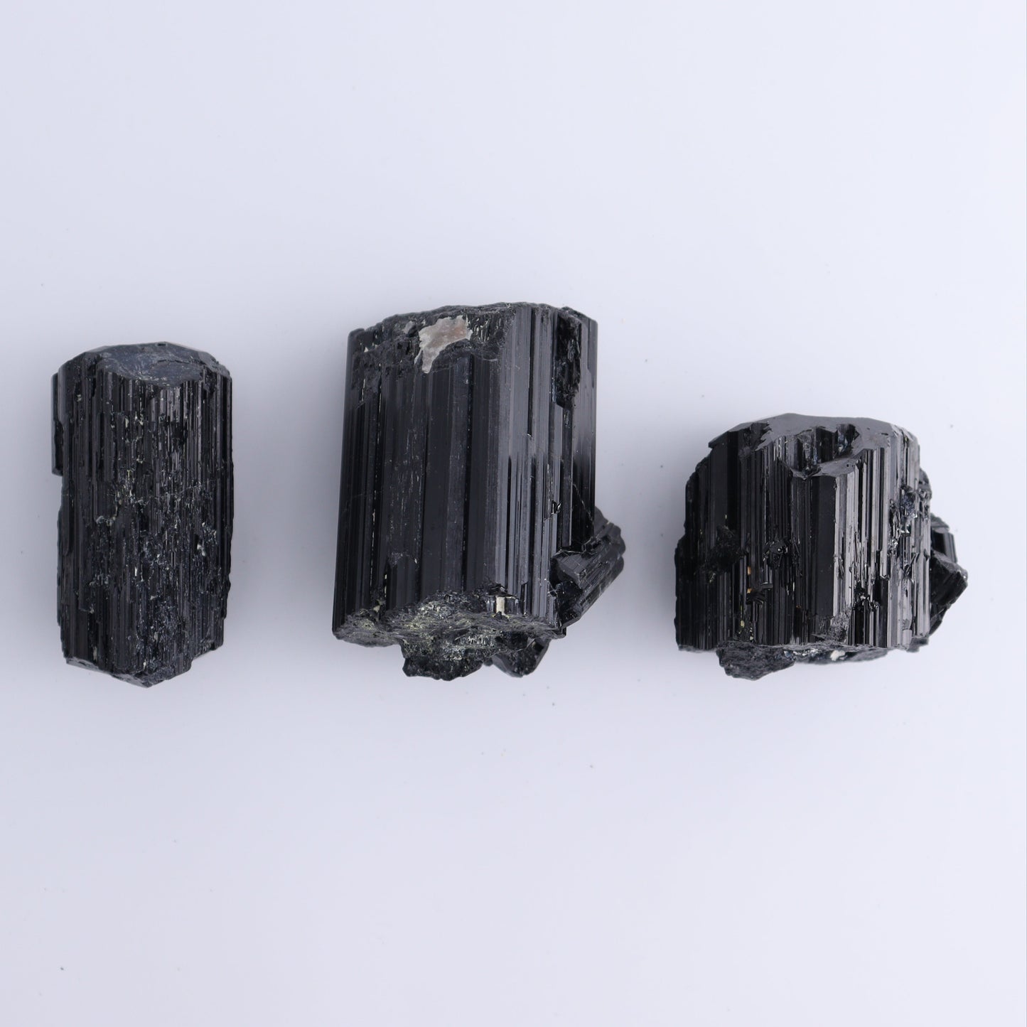 Black Tourmaline Roughs Set of 6 - Expert Wholesale and Supplier of Wholesale Crystals & Bulk Gemstones, ["Black Tourmaline","Madagascar","Rough","Tourmaline"]