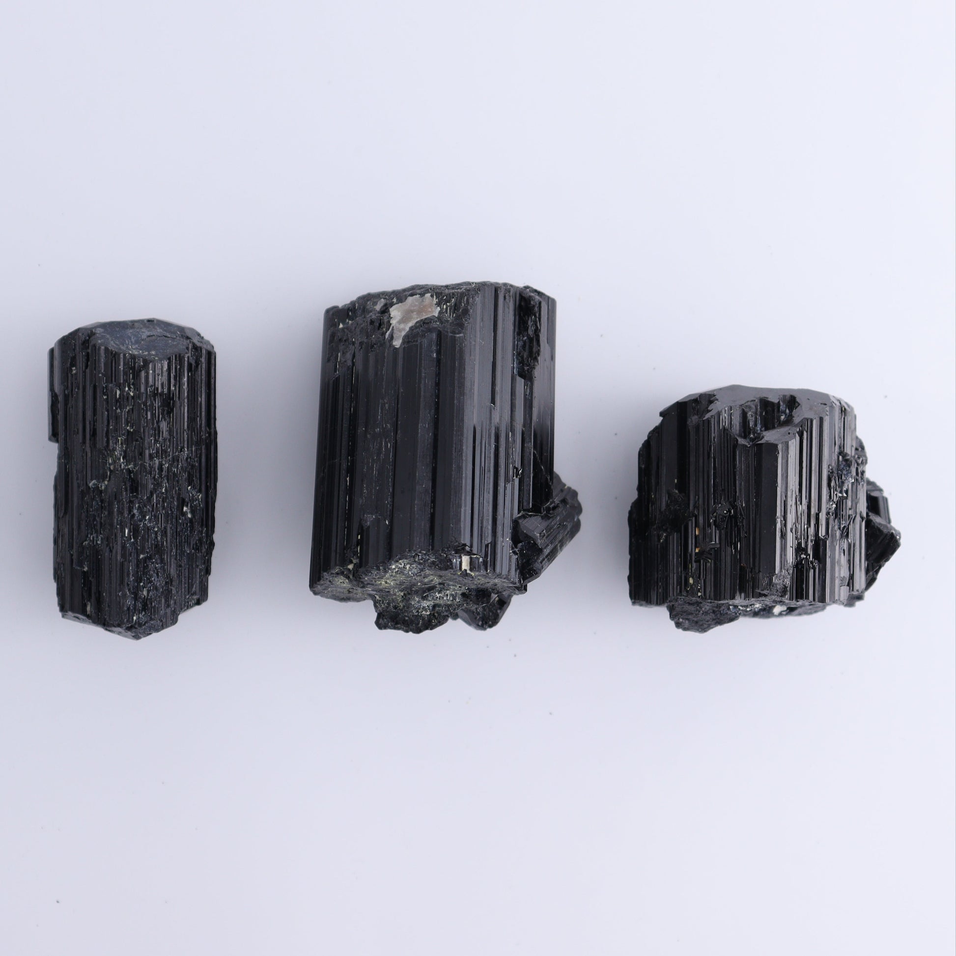 Black Tourmaline Roughs Set of 6 - Expert Wholesale and Supplier of Wholesale Crystals & Bulk Gemstones, ["Black Tourmaline","Madagascar","Rough","Tourmaline"]