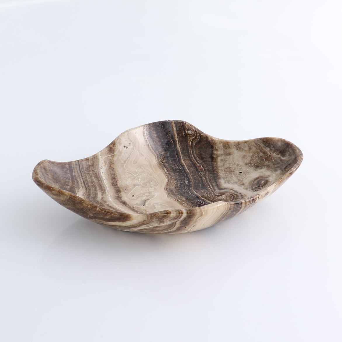 Mexican Onyx/Calcite Chocolate Bowls Set of 3