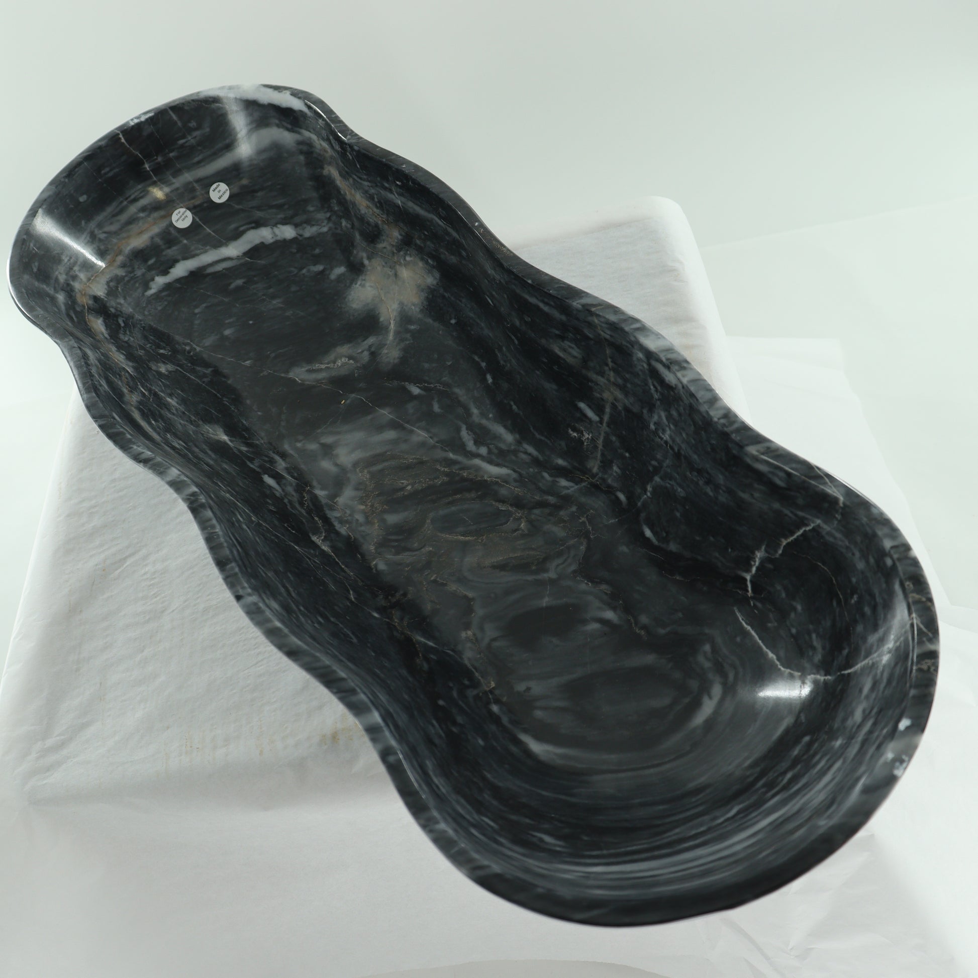 Marble Canoe Bowl - Expert Wholesale and Supplier of Wholesale Crystals & Bulk Gemstones, ["Bowls","canoe","close_30","Mexico","onyx"]