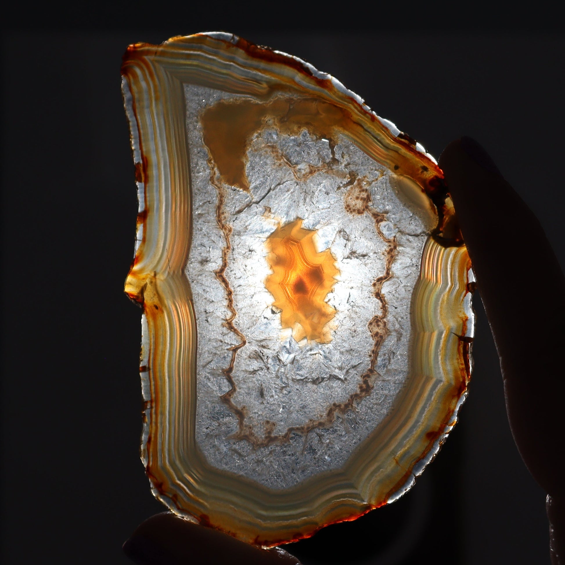Iris Agate Slices Set of 6 - Expert Wholesale and Supplier of Wholesale Crystals & Bulk Gemstones, ["Agate","Iris Agate","Slices and Slabs"]