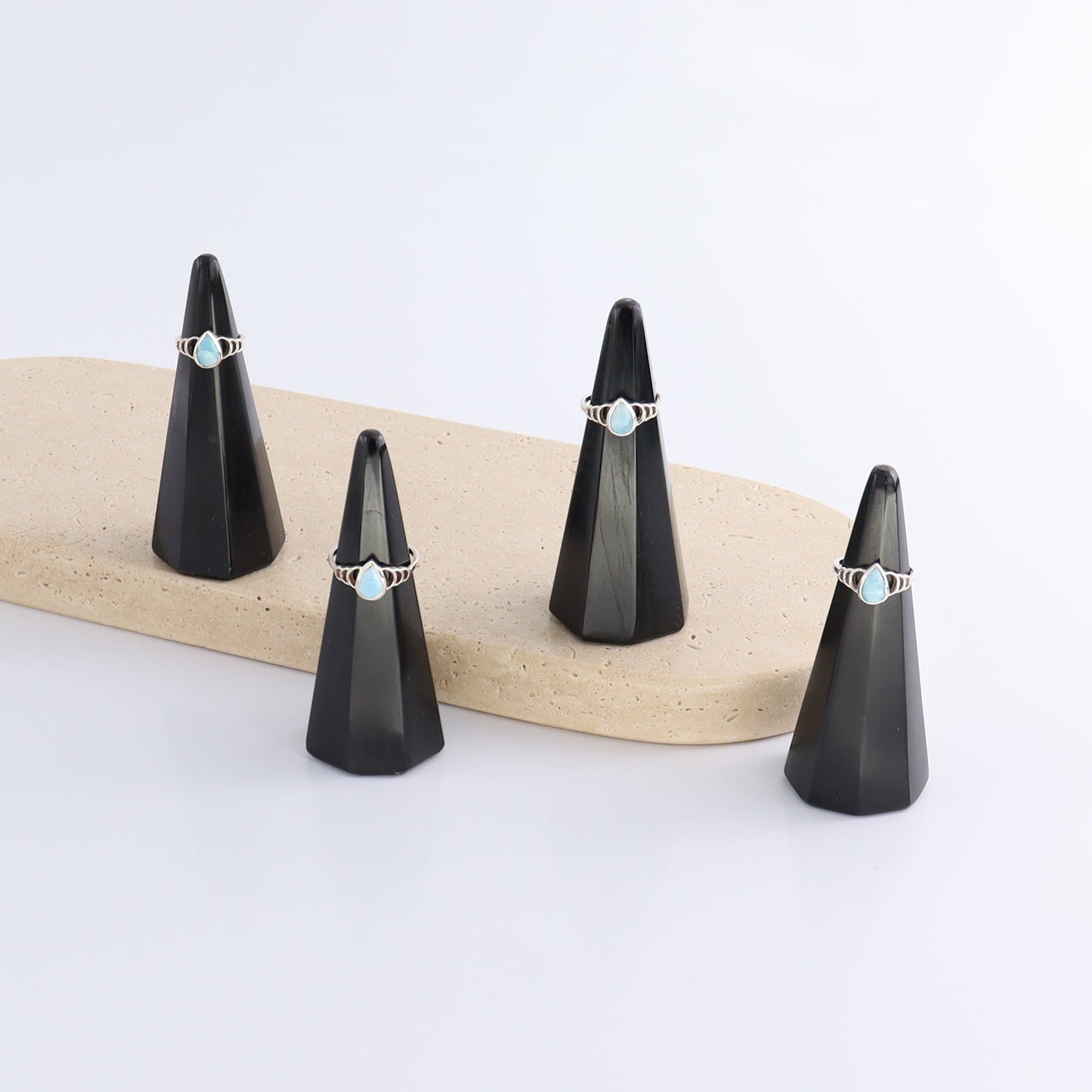 One Larimar Ring - Expert Wholesale and Supplier of Wholesale Crystals & Bulk Gemstones, ["India","Larimar","Ring","sterling silver"]