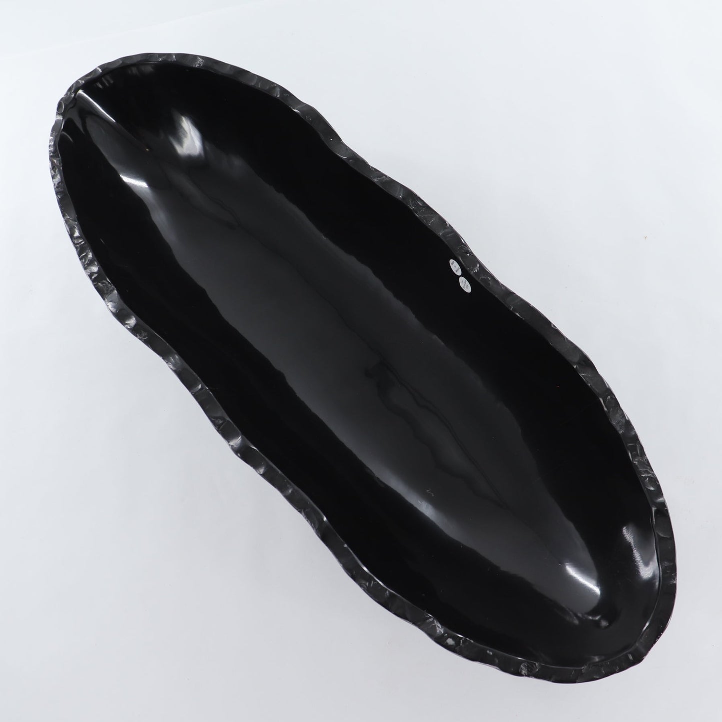 Black Marble Canoe Bowl - Expert Wholesale and Supplier of Wholesale Crystals & Bulk Gemstones, ["Bowls","Mexico","onyx"]