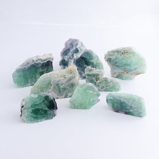 Fluorite Face Polished Set of 8