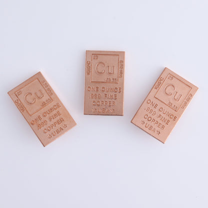 One 1 oz. Copper Bar - Expert Wholesale and Supplier of Wholesale Crystals & Bulk Gemstones, ["Bar","copper","United States"]
