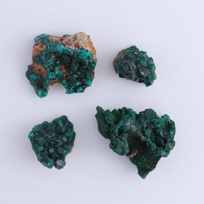Dioptase Set of 19 - Expert Wholesale and Supplier of Wholesale Crystals & Bulk Gemstones, ["dioptase","Freeform","Freeforms"]