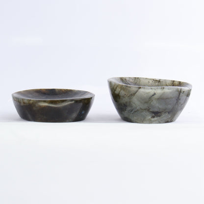 Labradorite Bowls Set of 12 - Expert Wholesale and Supplier of Wholesale Crystals & Bulk Gemstones, ["Bowls","Labradorite","Madagascar"]