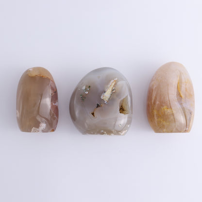 Flower Agate Freeforms Set of 6 - Expert Wholesale and Supplier of Wholesale Crystals & Bulk Gemstones, ["close_50","Flower Agate","Freeforms","Madagascar"]