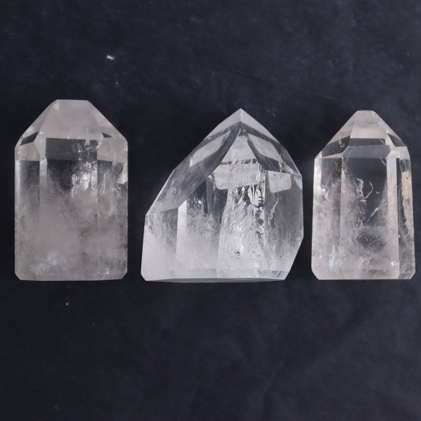 Clear Quartz Points Set of 6 - Expert Wholesale and Supplier of Wholesale Crystals & Bulk Gemstones, ["Clear Quartz","Points","Quartz","Towers"]