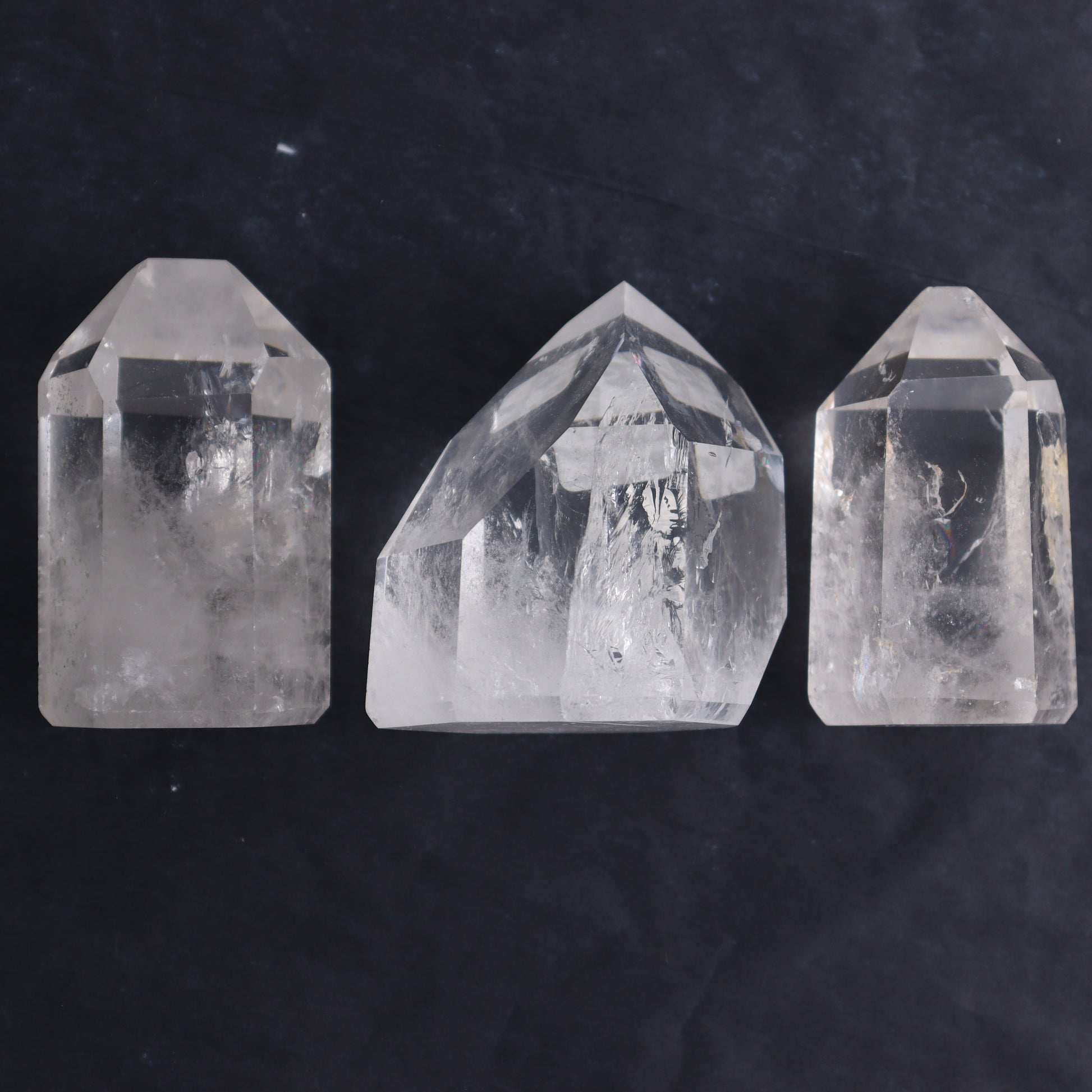 Clear Quartz Points Set of 6 - Expert Wholesale and Supplier of Wholesale Crystals & Bulk Gemstones, ["Clear Quartz","Points","Quartz","Towers"]