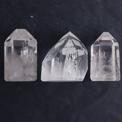 Clear Quartz Points Set of 6 - Expert Wholesale and Supplier of Wholesale Crystals & Bulk Gemstones, ["Clear Quartz","Points","Quartz","Towers"]