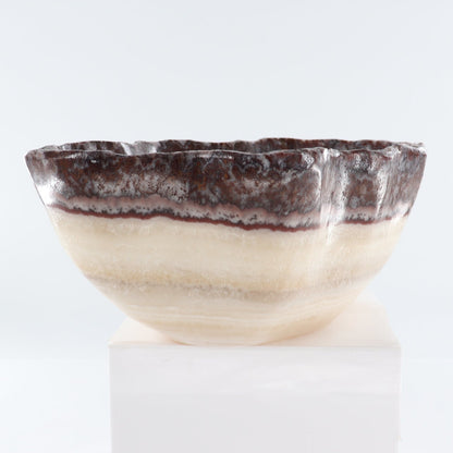 Mexican Onyx/Calcite Bowl 15"