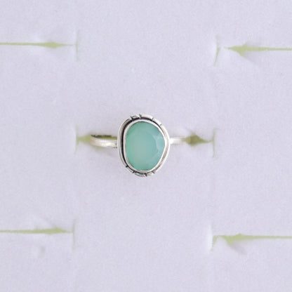 Chrysoprase Rings Set of 5 (Ring Holders Not Included) - Expert Wholesale and Supplier of Wholesale Crystals & Bulk Gemstones, ["Chrysoprase","Ring","rings","sterling silver"]