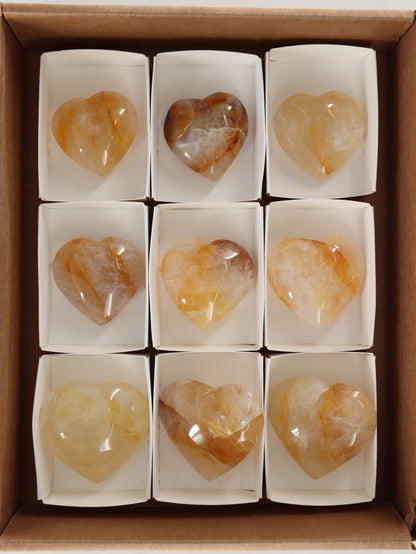 Golden Healer Hearts Set of 9