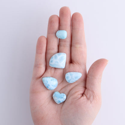 Larmiar Cabs Set of 10 - Expert Wholesale and Supplier of Wholesale Crystals & Bulk Gemstones, ["Cabs","Freeform","Freeforms","Larimar"]