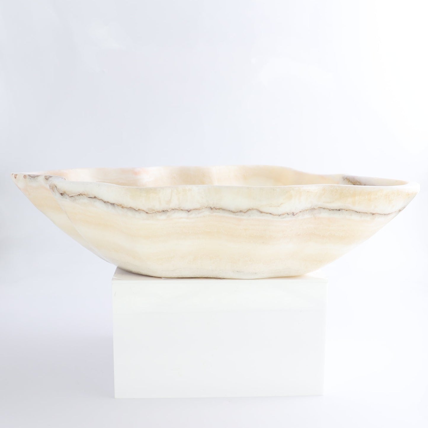 Mexican Onyx/Calcite Bowl 14"