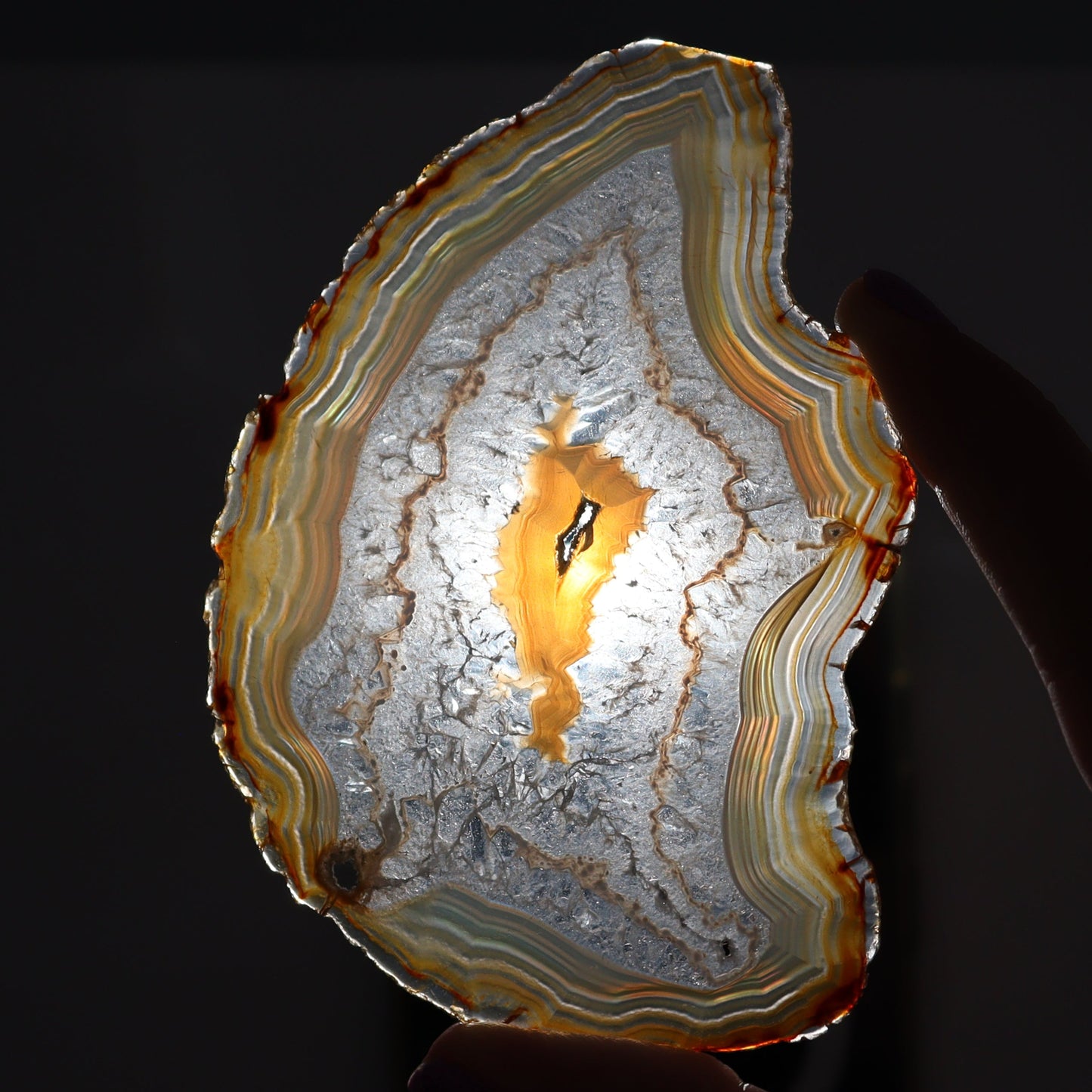 Iris Agate Slices Set of 6 - Expert Wholesale and Supplier of Wholesale Crystals & Bulk Gemstones, ["Agate","Iris Agate","Slices and Slabs"]