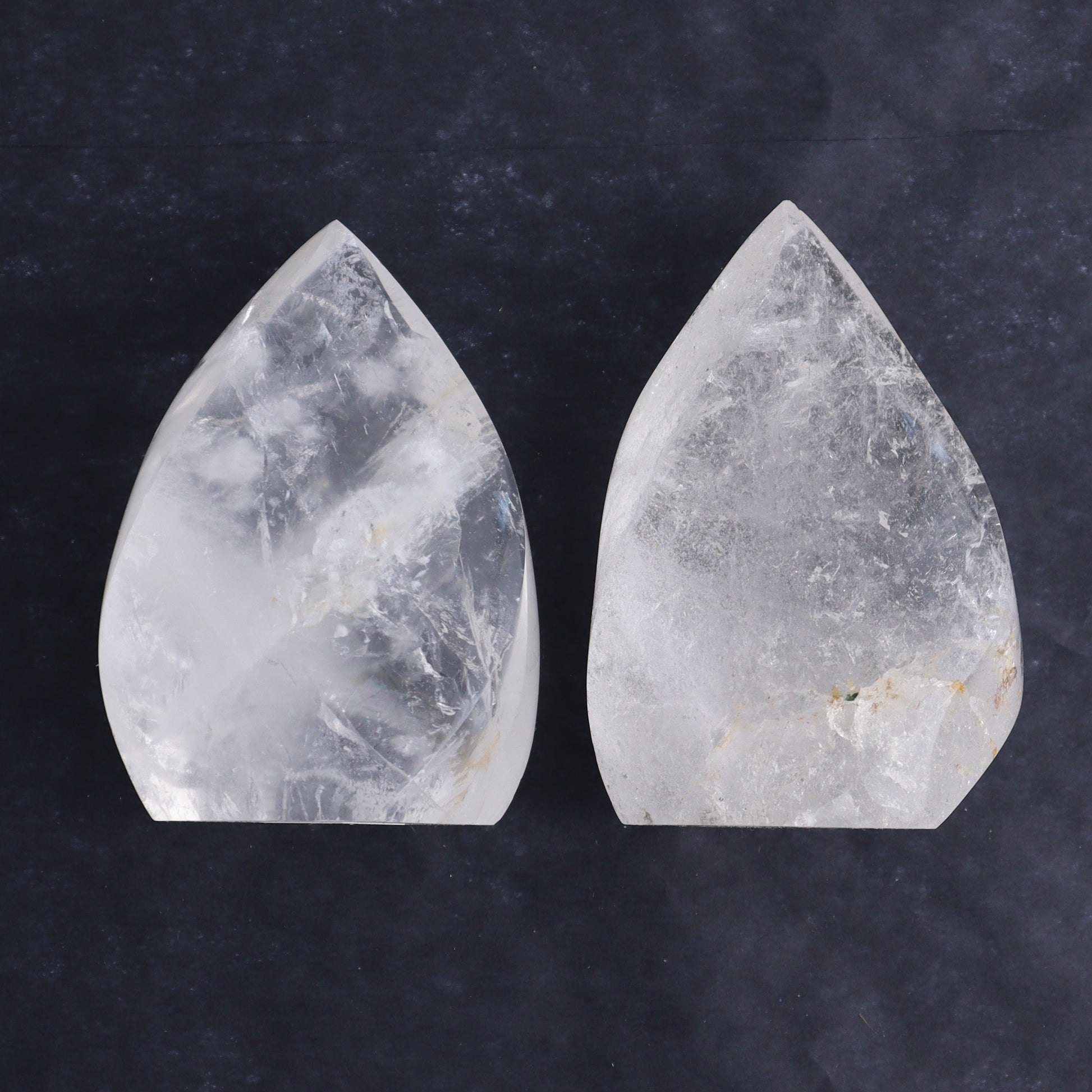 Imperfect Quartz Flames Set of 6 - Expert Wholesale and Supplier of Wholesale Crystals & Bulk Gemstones, ["Brazil","Clear Quartz","flames","Quartz"]