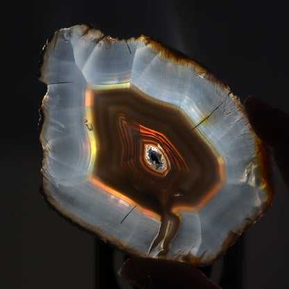 Iris Agate Slices Set of 4 - Expert Wholesale and Supplier of Wholesale Crystals & Bulk Gemstones, ["Agate","Iris Agate","Slices and Slabs"]