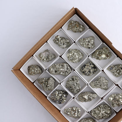 Pyrite Clusters Set of 20