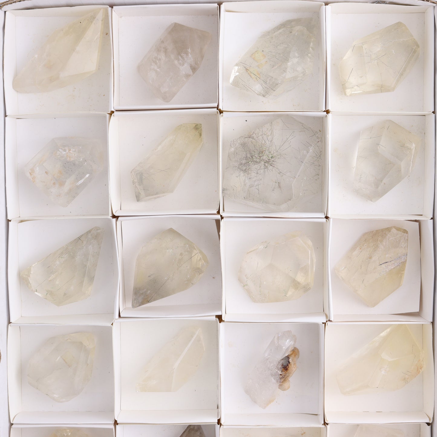 Quartz with Inclusions Feeforms Set of 24