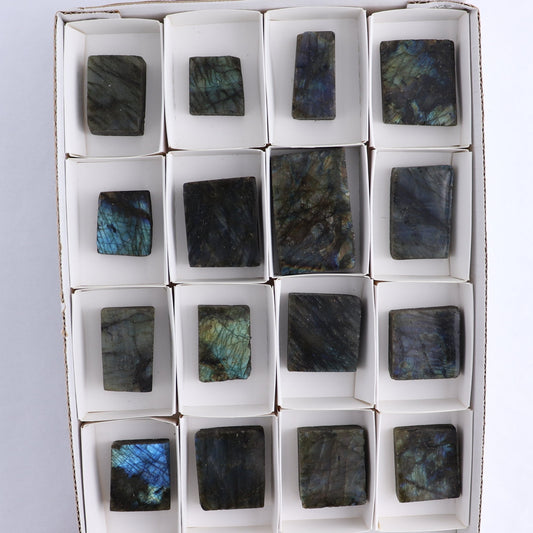 Labradorite Freeform Set of 16 - wholesale crystals
