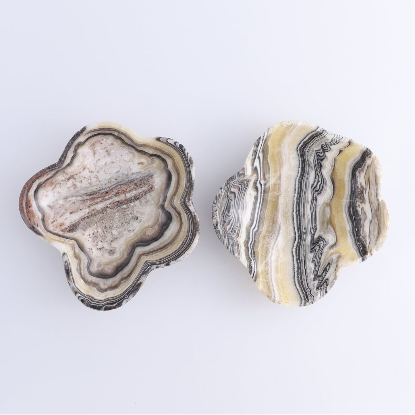 One Mexican Onyx/Calcite Yellow & Black Zebra Irregular Bowl - Expert Wholesale and Supplier of Wholesale Crystals & Bulk Gemstones, ["bowl","Bowls","Calcite","Catalog Onyx","Decorative Dish","Mexico","onyx"]