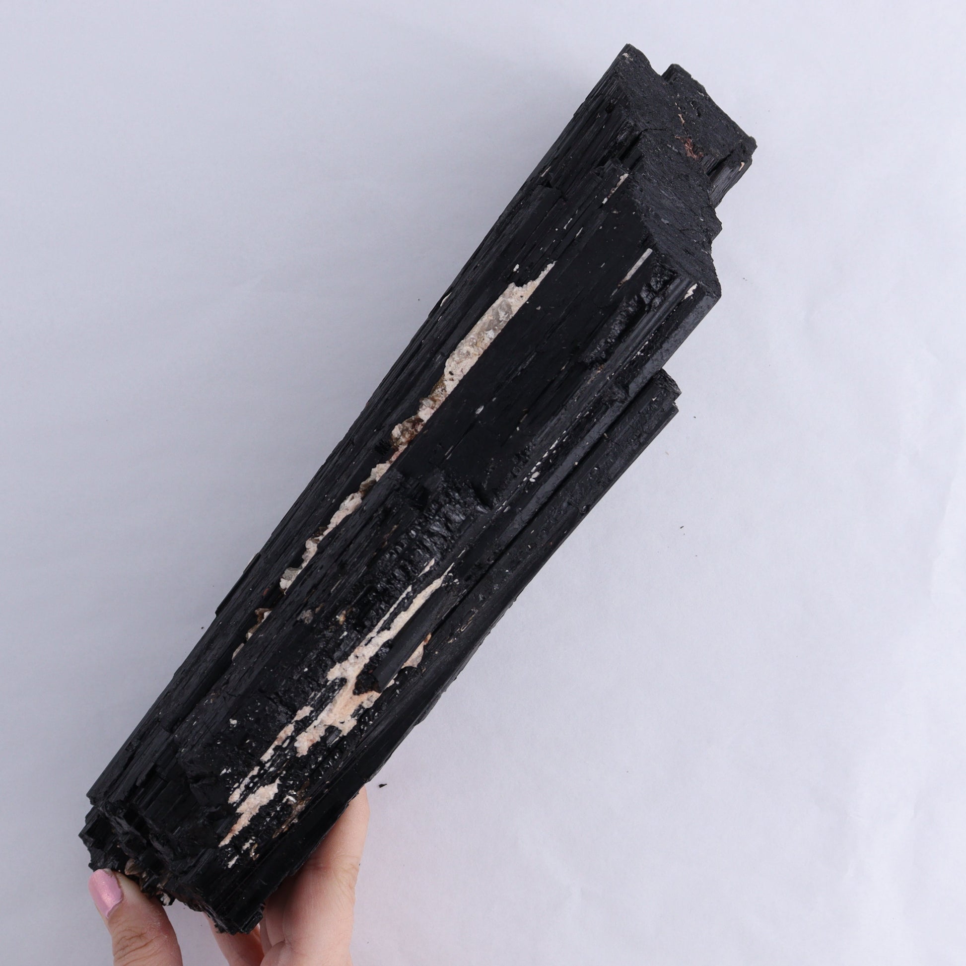 Black Tourmaline Log - Expert Wholesale and Supplier of Wholesale Crystals & Bulk Gemstones, ["Black Tourmaline","logs","Madagascar","Rough","Tourmaline"]
