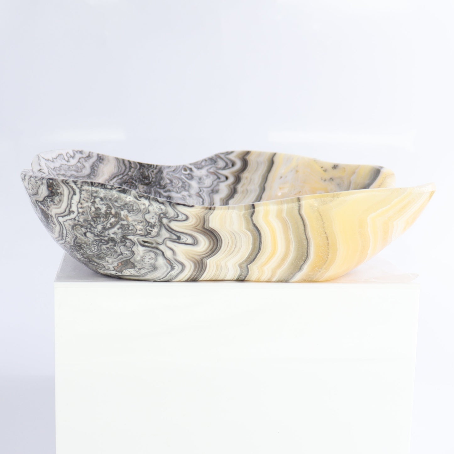 Zebra Onyx Bowl - Expert Wholesale and Supplier of Wholesale Crystals & Bulk Gemstones, ["Bowls","Mexico","onyx"]