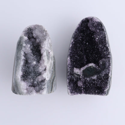 Uruguay Amethyst Cut Base Set of 9 - Expert Wholesale and Supplier of Wholesale Crystals & Bulk Gemstones, ["Amethyst","Cut Base","Uruguay"]