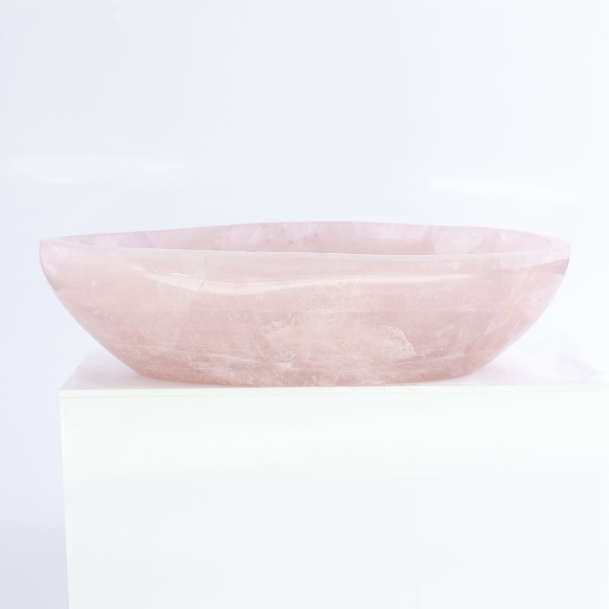 Rose Quartz Bowls Set of 2 - Expert Wholesale and Supplier of Wholesale Crystals & Bulk Gemstones, ["Bowls","Rose Quartz"]