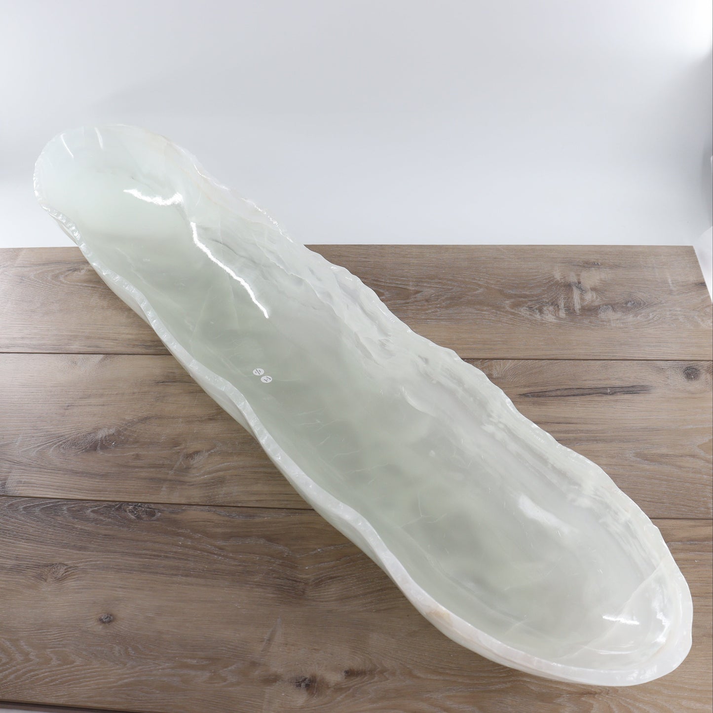 Mexican Onyx/Calcite Canoe Bowl