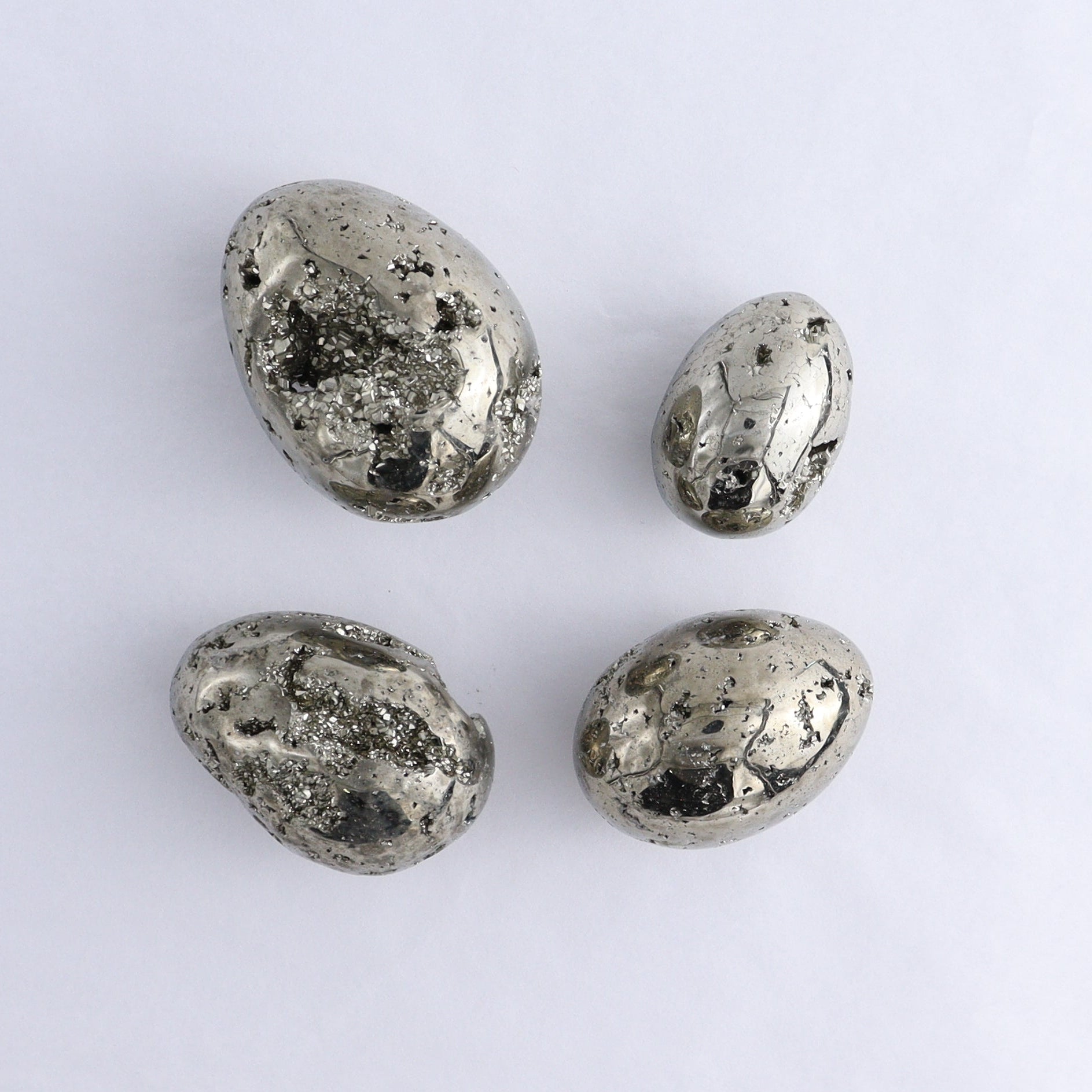 Pyrite Eggs 1 kg Set - Expert Wholesale and Supplier of Wholesale Crystals & Bulk Gemstones, ["Eggs","Pyrite"]