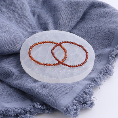 One Hessonite Garnet Bracelet