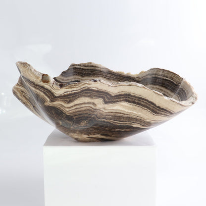 Mexican Onyx/Calcite Bowl 13"