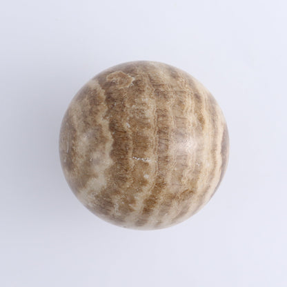 One Mexican Onyx/Calcite Chocolate Sphere 8 cm
