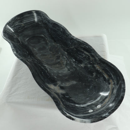 Marble Canoe Bowl - Expert Wholesale and Supplier of Wholesale Crystals & Bulk Gemstones, ["Bowls","canoe","close_30","Mexico","onyx"]