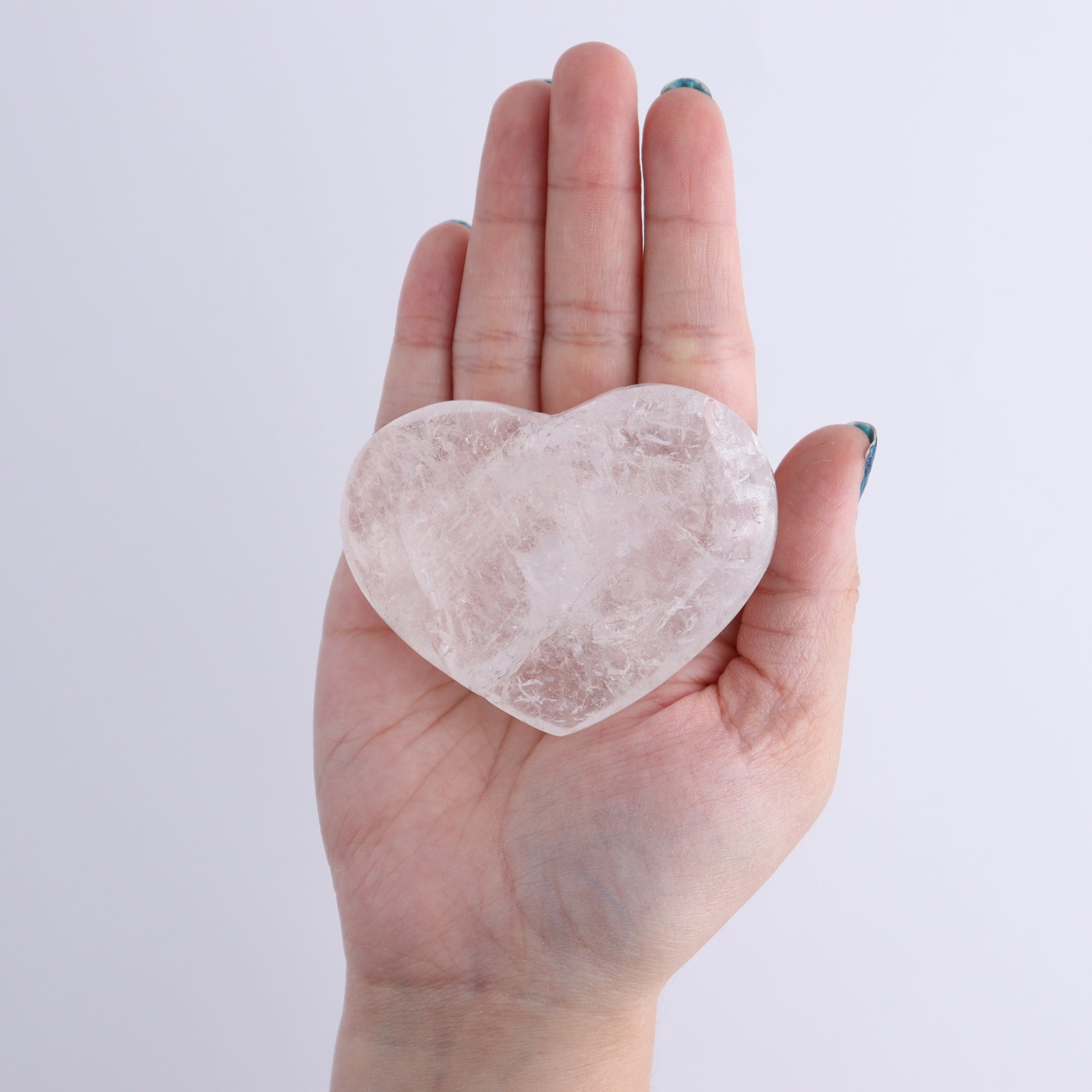 Imperfect Clear Quartz Hearts Set of 12 - Expert Wholesale and Supplier of Wholesale Crystals & Bulk Gemstones, ["Brazil","Clear Quartz","close_50","Hearts","Quartz"]