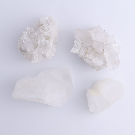 Quartz Freeforms & Clusters Set of 4 - Expert Wholesale and Supplier of Wholesale Crystals & Bulk Gemstones, ["Clusters","Freeform","Freeforms","Quartz"]