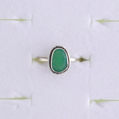 Chrysoprase Rings Set of 5 (Ring Holders Not Included) - Expert Wholesale and Supplier of Wholesale Crystals & Bulk Gemstones, ["Chrysoprase","Ring","rings","sterling silver"]