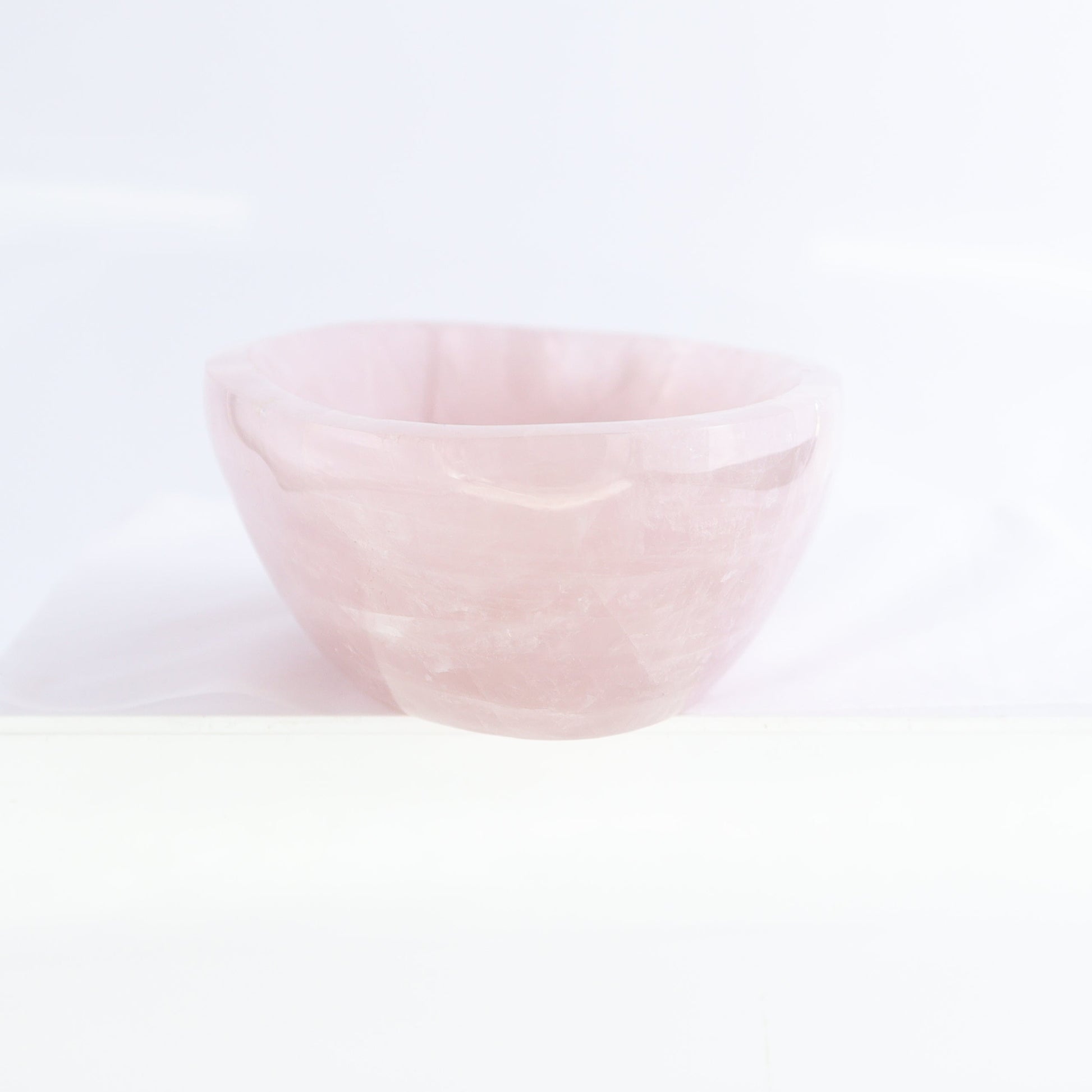 Rose Quartz Bowls Set of 2 - Expert Wholesale and Supplier of Wholesale Crystals & Bulk Gemstones, ["Bowls","Rose Quartz"]