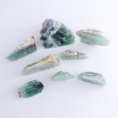 Fluorite Face Polished Set of 8 - Expert Wholesale and Supplier of Wholesale Crystals & Bulk Gemstones, ["Face Polished","Fluorite","Mexico"]