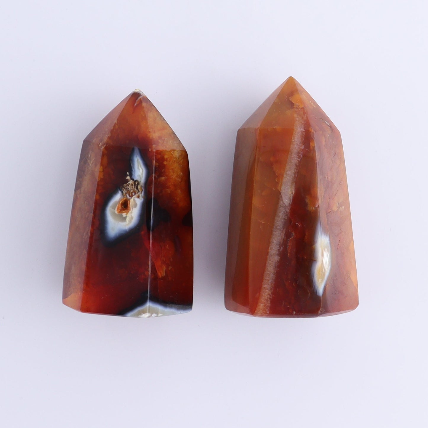 Carnelian Towers Set of 12 - Expert Wholesale and Supplier of Wholesale Crystals & Bulk Gemstones, ["carnelian","Madagascar","Towers"]