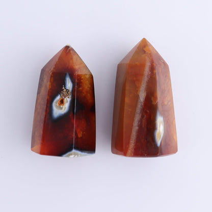 Carnelian Towers Set of 12 - Expert Wholesale and Supplier of Wholesale Crystals & Bulk Gemstones, ["carnelian","Madagascar","Towers"]