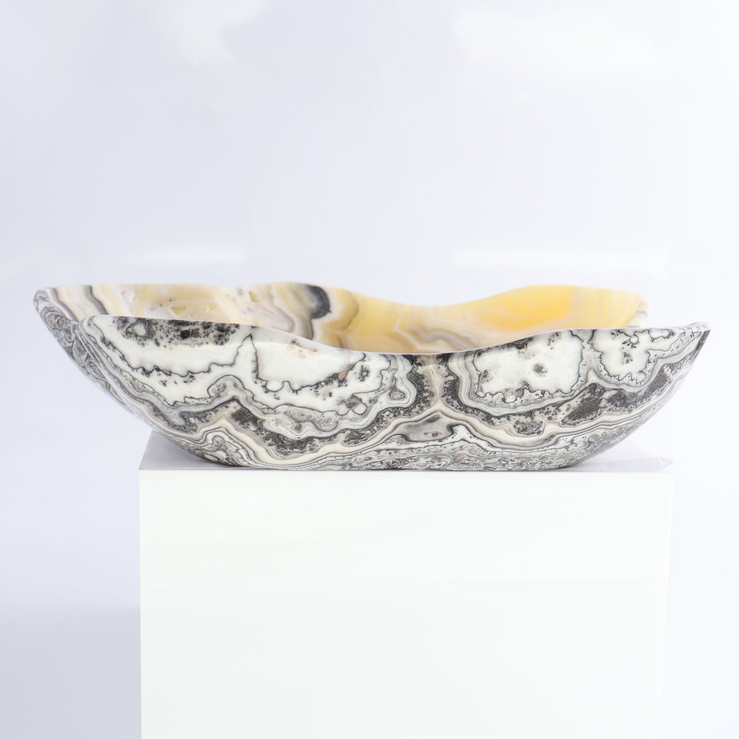 Zebra Onyx Bowl - Expert Wholesale and Supplier of Wholesale Crystals & Bulk Gemstones, ["Bowls","Mexico","onyx"]