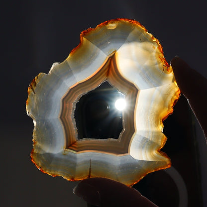 Iris Agate Slices Set of 5 - Expert Wholesale and Supplier of Wholesale Crystals & Bulk Gemstones, ["Agate","Iris Agate","Slices and Slabs"]