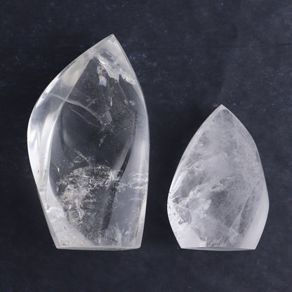 Imperfect Quartz Flames Set of 6 - Expert Wholesale and Supplier of Wholesale Crystals & Bulk Gemstones, ["Brazil","Clear Quartz","flames","Quartz"]